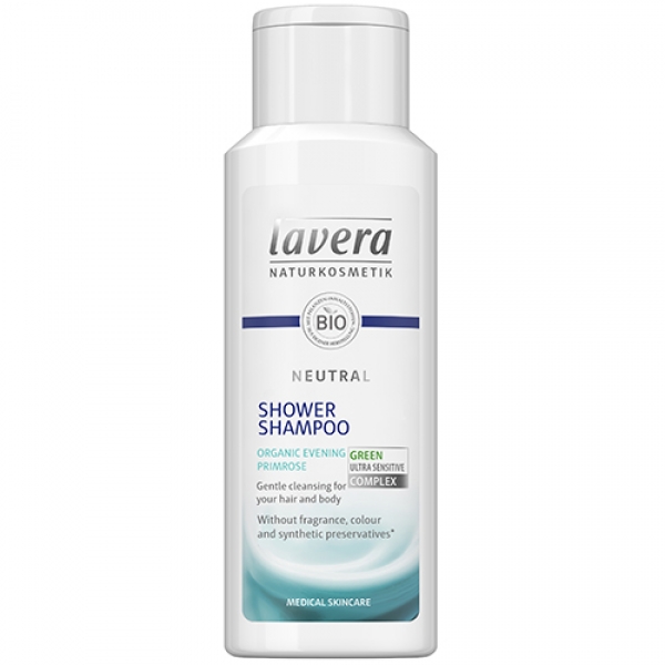 Lavera Neutral Shower Shampoo - 200ml - For very sensitive and easily irritated skin